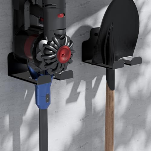 JNIHEEP Garage Organizer Trimmer Rack,Garden Power Tool Hanger,2 Pack,Black - color: Black 2 Packs