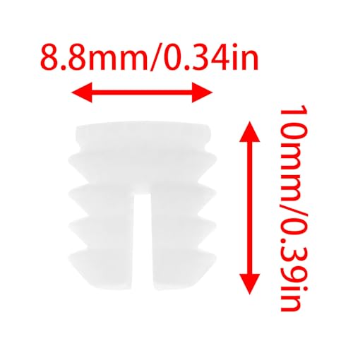 100 Set Cabinet Hinge Repair Kit, M4 x 10 mm Dowel Inserts