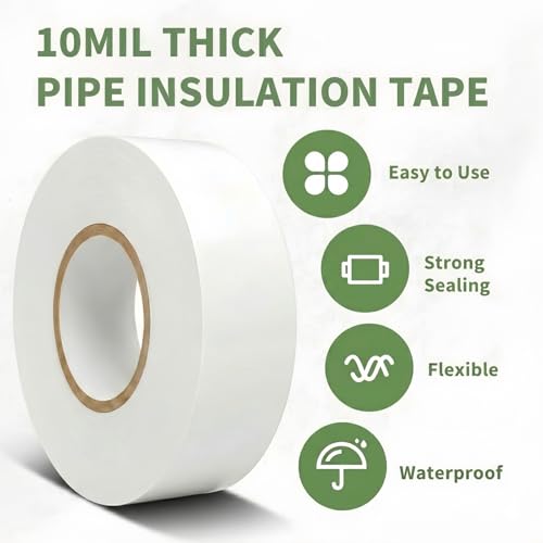 Pipe Wrap Tape 2" x 33Yard -10 Mil Thick,PVC Corrosion Protection - size: 2 Pack