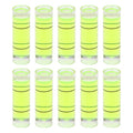 HARFINGTON 10pcs Small Cylindrical Bubble Level Vials 9.5x31mm PMMA Mini Horizontal Bubble Spirit Level Measuring Layout Tools for RV TV Picture Frame Hanging Tool Leveler - size: 9.5x31mm