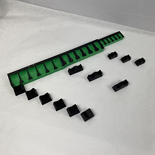 MagAttach Socket Extension Organizers (3 Piece Set, Green/Black) - color: Green/Black, size: 3 Piece Set