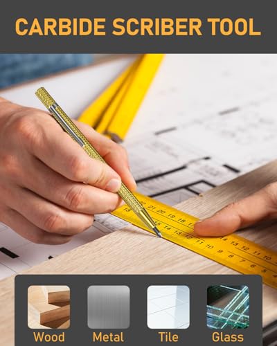 STAGEEK 34 Pack Carpenter Pencils with Sharpener