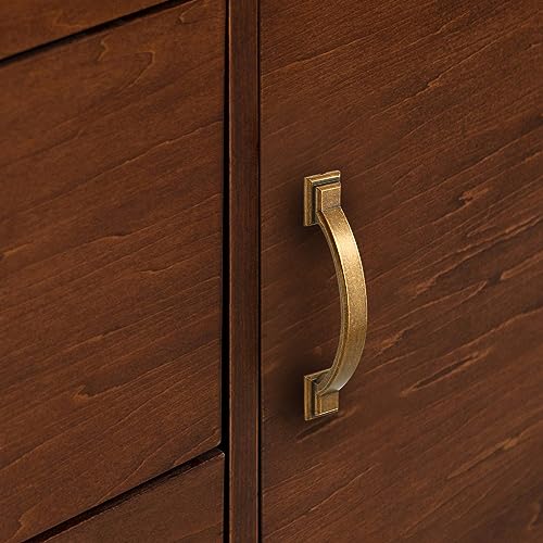 10 Pack Antique Brass Cabinet Pulls 3 Inch Kitchen Cabinet Handles Kitchen Handles for Cabinets Antique Drawer Pulls Retro Dresser Pulls Cupboard Handles - color: Antique Brass, size: 3 inch（76mm）, style: 10 Pack