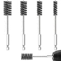 Hicarer 4 Pcs Wire Bore Brush for Power Drill Set, Stainless Steel