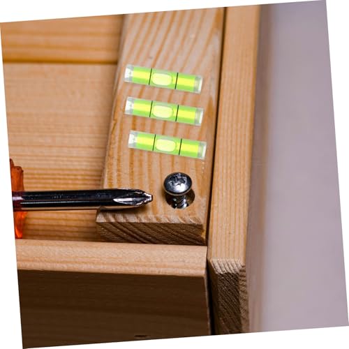 NUOBESTY Bubble Level Tool Mini Cylindrical Horizontal Bubble Level Small Spirit for Rv Camping Trailer Construction Photo Frame Alignment 1.37 in