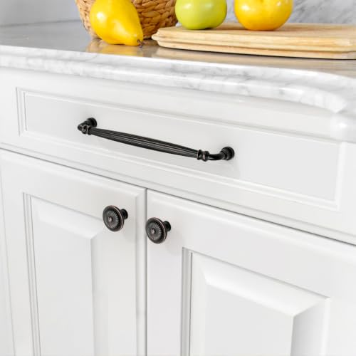Asidrama 10 Pack 7.5 inch Oil Rubbed Bronze Kitchen Cabinet Handles - color: Oil Rubbed Bronze, size: 7.5" Hole Center(192mm)