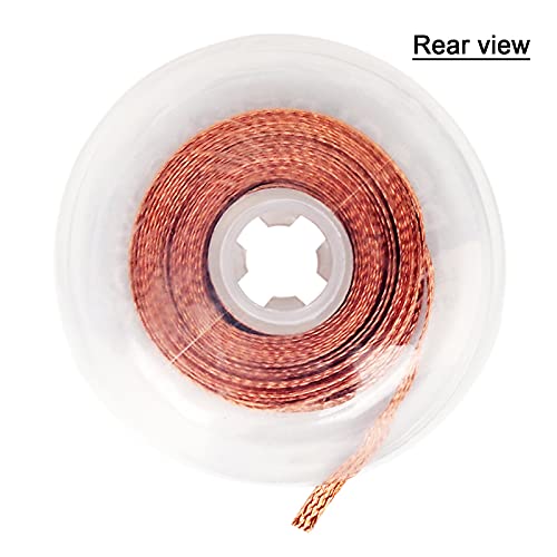 Solder Wicks braid，Solder Sucker，10ft Length 5 Pieces No-Clean Desoldering Braided Wicks. Solder Removal Tool，Desoldering Wick Used to Remove the Solder and Disassemble Electrical Components - style: 5pcs