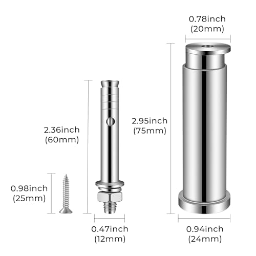 Magnetic Door Stop with Spring Soft Catch, 1 Pack, Silver