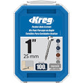 Kreg Zinc Pocket-Hole Screws - SPS-C1-100 - 1-Inch - Coarse Thread - Pan Head - Indoor - 100 Count