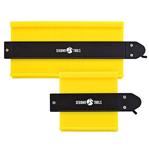 2 Pieces 5 Inch & 10 Inch Contour Gauge Profile Tool With Lock | Easy Shape Contour Gauge Duplicator | Contour Gauge Tool With Lock | Shaker Contour Gauge - CG2P