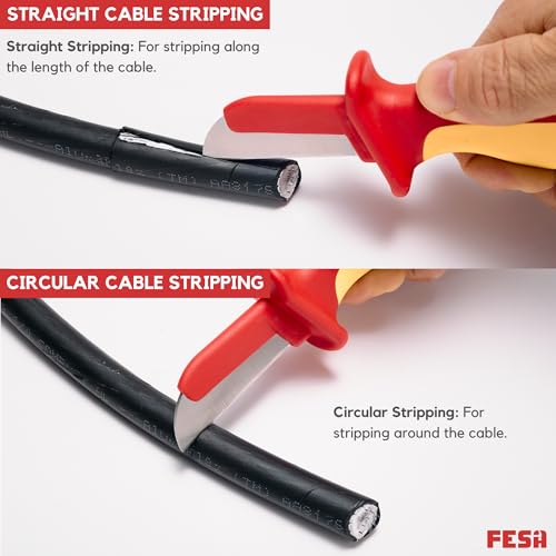 FESA 4-Piece Insulated Dismantling Cable Knife Set