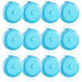 16 Pack Tape Measure, 60 Inch/150cm Retractable Body Measuring Tape - Light Blue Soft Sewing Tape for Tailor, Craft & Cloth Measurements - color: Light blue