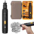 8V Mini Grinder for 3D Printing Post Processing, Portable Electric Grinder with 60-in-1 Accessory Kit, Rotary Tool for Polishing/Engraving/Cutting on FDM & SLA 3D Prints