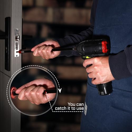 Geinxurn 6” Impact Screwdriver Bit Holders Extra Long, 3Pcs Magnetic Extension Quick-Change Socket Drill Bit Holder Cr-V Steel Hex Shank Quick Release Drill Bit Guide - size: 6"-3PCS