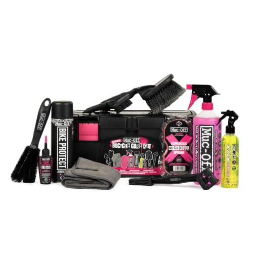 Muc Off Ultimate Bicycle Cleaning Kit - Must-Have Kit to Clean, Protect and Lube Your Bike - Includes Bike Cleaner, Bike Protect, Brushes and More