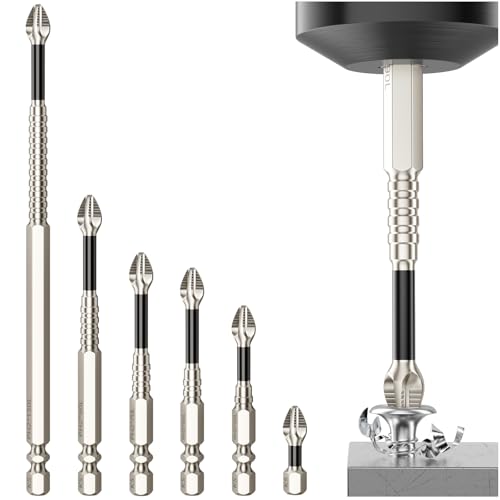 High Magnetic Screwdriver Drill Bit Set - 6pcs - color: 6 Pcs