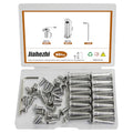 30 Sets M5 x 25mm Stainless Steel Furniture Joint Connector Bolts - size: M5X25-30 Sets