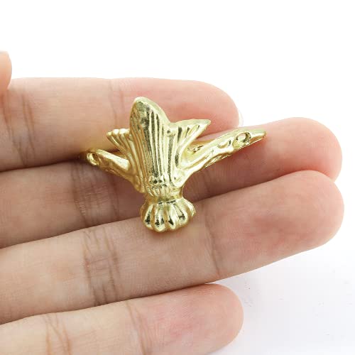 Zorfeter 20 Pcs Antique Brass Box Legs, Style4, Gold - color: Gold, size: Style4