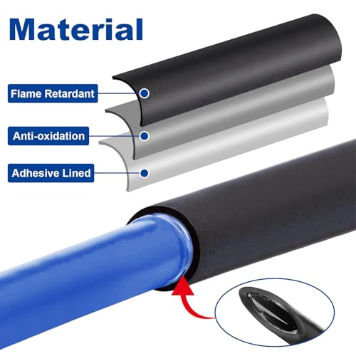 1/8" Heat Shrink Tubing, 65FT Marine Grade 3:1 Shrink Ratio Shrink tubing, Adhesive Lined Heat Shrink Tube, 1/8 Waterproof Shrink Tube for Wires Home Automotive-Black - size: 1/8" -65 Feet