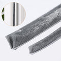 Weather Stripping Door Seal - 5m (16ft) Brush Weather Stripping,Card-Slot Seal Strip Pile Weatherstrip for Door Window (5mm x 8mm (Backing 0.197 x Brush 0.315 Inch), Gray) - size: 5 mm x 8 mm