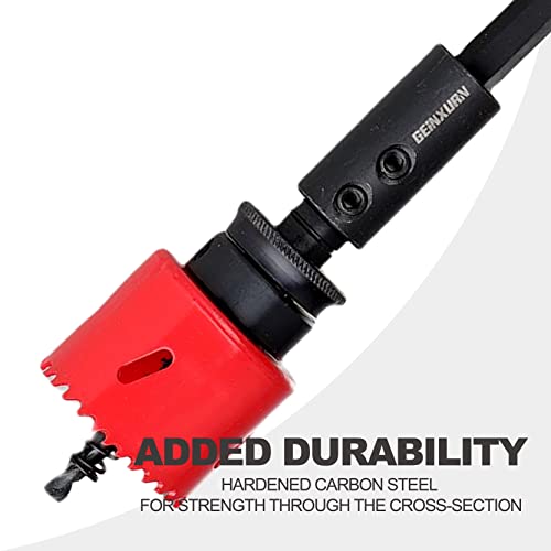 GEINXURN Tools Hole Saw Extension Chuck, 12-Inch x 1/2-Inch Hex Shank Reducing Locking Impact Extension - size: GEC012HS