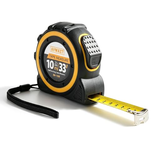 33 FT Heavy Duty Tape Measure for Body Fabric Measuring Retractable