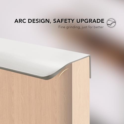 Ravinte Silver Finger Edge Pulls Drawer Edge Pulls 300mm/11.8 inch 6 Pack - size: 8.8" Hole Center,11.8" Overall Length