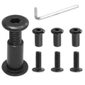 Biaungdo M6x16mm Black Hex Drive Socket Cap Bolt, 15 Sets - color: Black, size: M6x16mm