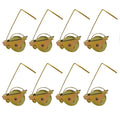 8 Pack Sliding Screen Door Rollers, Screen Door Rollers Replacement Kit - Compatible with KDEX20 Series KD Screen Doors, 1-1/4" Concave Ball Bearing Steel Patio Glass Screen Door Wheels Hardware