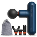 Sharper Image Powerboost Move Mini Percussion Massage Gun, Powerful & Quiet - color: Metallic Navy