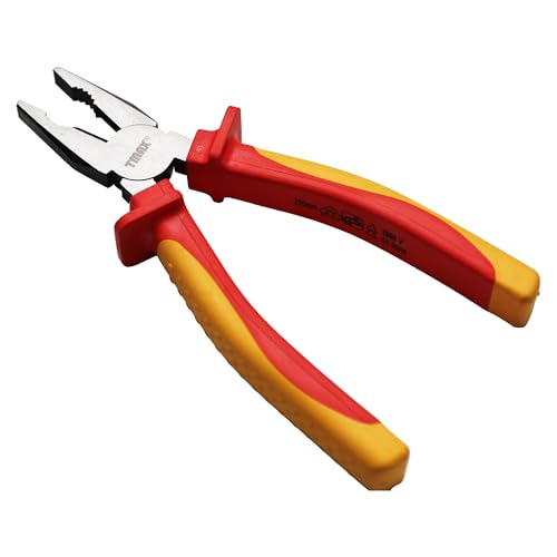 TMAX 8" 1000V VDE Insulated Electrician Linesman Combination Plier, Cr-V - size: combination, style: plier