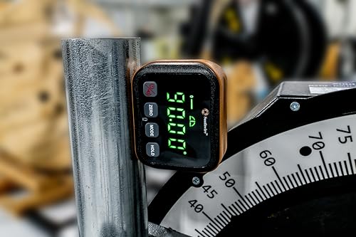 Southwire 66983640 Digital Angle Gauge, Measures 0-90 and 0-180 Degree Ranges, Angle Finder