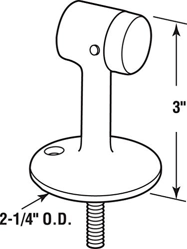 Prime-Line J 4547 3-1/4 In. Floor Stop