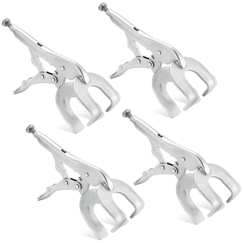 DASBET 9" Locking Pliers 4 Pack Metal Welding Clamp