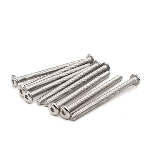 10pcs M6 x 85mm Rivet Countersunk Socket Cap Allen Bolts Rivet Screws Furniture Connecting Bolts 304 Stainless Steel - size: 10pcs M6 x 85mm