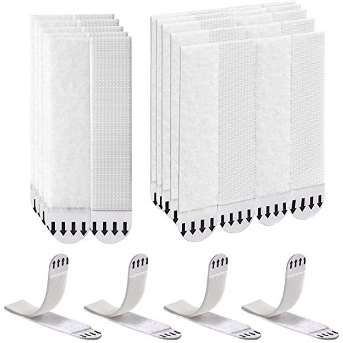 Sinnsally Large Picture Hanging Strips Heavy Duty,20-Pairs(40 Strips) Sticky Picture Hangers for Walls Hanging Without Nail,Damage Free No Nails Refill Adhesive Poster Frame Mounting,White - size: Large-20 Pairs