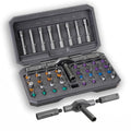 42 in 1 Magnetic Ratchet Screwdriver Set with Detachable T-Handle - color: Grey, size: 42 in 1