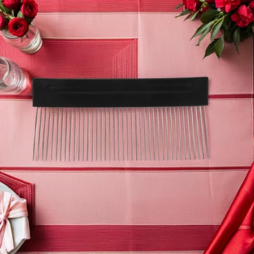 SEWACC Stainless Steel Scarifier - Texture Graining Comb Tool - DIY Wall Paint Scraper for Textured Patterns Plaster Art and Home Decoration Easy to Use