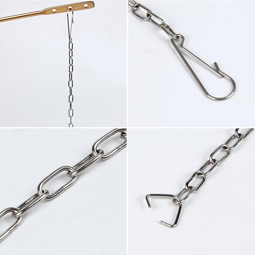 4 Pack Toilet Flapper Chain Replacement Kit