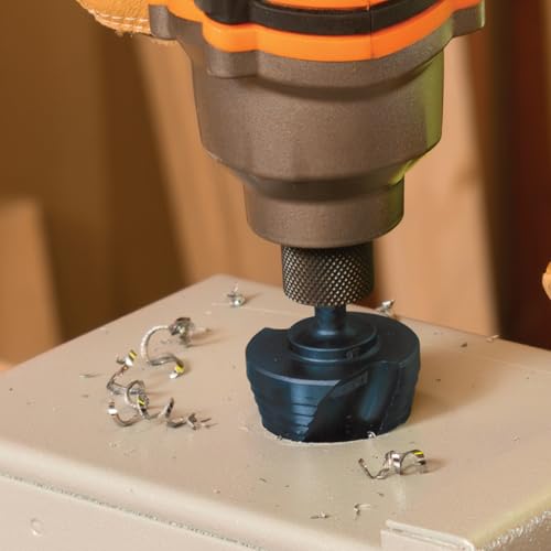 Klein Tools QRST15 Step Drill Bit, Quick Release Spiral Double-Fluted, 7/8 to 1-3/8-Inch, Hex Shank, Cut Steel, Wood, Plastic, Aluminum - size: 7/8 to 1-3/8-Inch, style: Quick Release