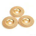 3PCS Tungsten Carbide Cutting Wheel, Angle Grinder Polishing Pad - style: 3Pcs Flat Type