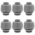 6Pcs 1 Inch NPT Liquid Tight Connector - color: 6, size: 1 Inch (180 Degree)