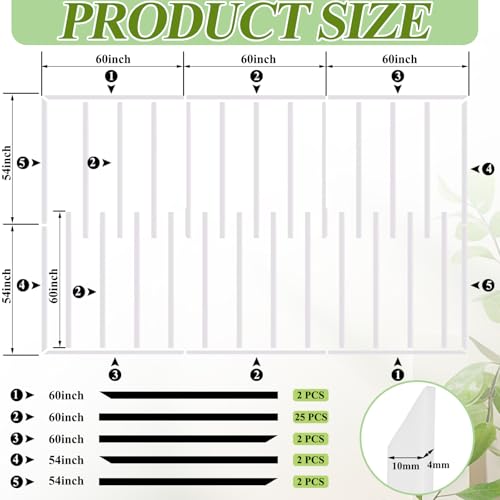 Pangda Peel and Stick Wall Molding Kit,Classic Style - style: Classic Style