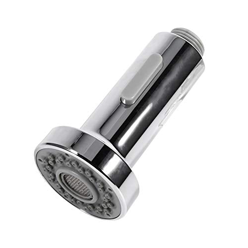 Dual Mode Kitchen Faucet Head Replacement, 1/2 Inch Universal Thread, Sink Sprayer Attachment, Water Saving, Robust ABS