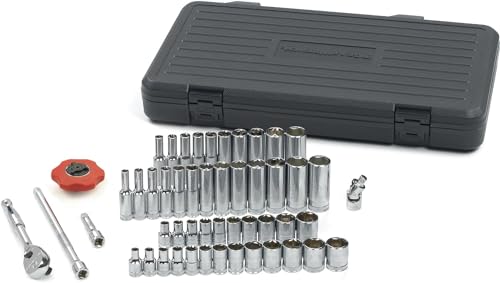 GEARWRENCH 51 Piece 1/4" Drive SAE/Metric Mechanics Tool Set | 80300