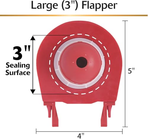 Korky Large 3-Inch, 2X Long-Life Premium Toilet Flapper - size: 3 in.