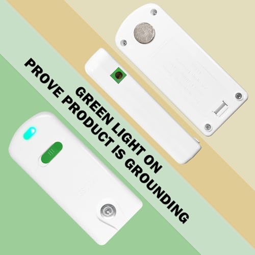 Grounding Tester with Grounding Wire (White) - color: White