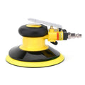 Professional Air Random Orbital Palm Sander, Dual Action Pneumatic Sander, Low Vibration, Heavy Duty … (6-inch Yellow) - color: Yellow, size: 6 inch