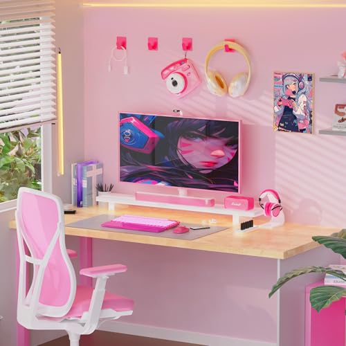 DELITON 4 Pack Hooks for Wall - Cute Kids Wall Hook Adhesive Coat Robe Towel Hooks for Bathrooms Kitchen Heavy Duty Stainless Steel, Pink - color: Pink