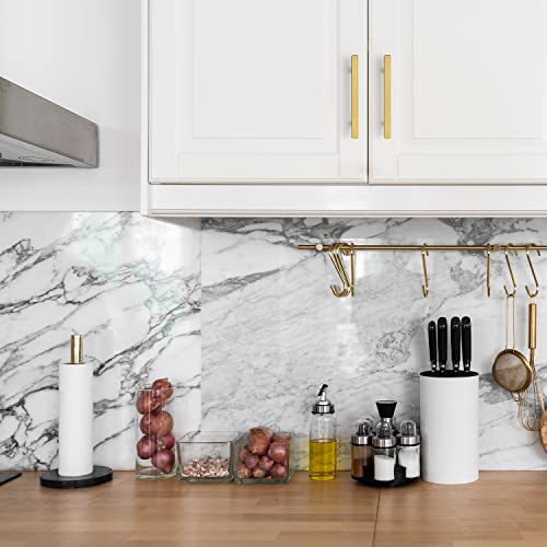 Ravinte Gold Cabinet Handles 4 Inch 10 Pack, Square Cabinet Pulls - size: 4 Inch Hole Centers